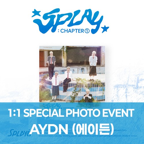 [에이든][9/5 스페셜 폴라로이드 포토회] Splayit(에스플릿) - 싱글 1집 [SPLAY : CHAPTER 01]