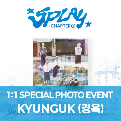 [경욱][9/5 스페셜 폴라로이드 포토회] Splayit(에스플릿) - 싱글 1집 [SPLAY : CHAPTER 01]