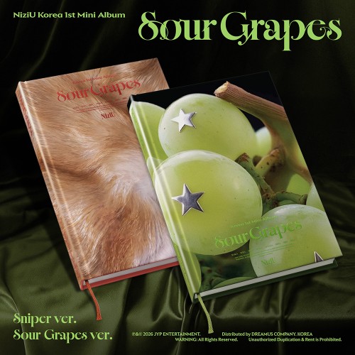 [세트/앨범2종] 니쥬 (NiziU) - 미니 1집 Sour Grapes (Sniper Ver. / Sour Grapes Ver.)