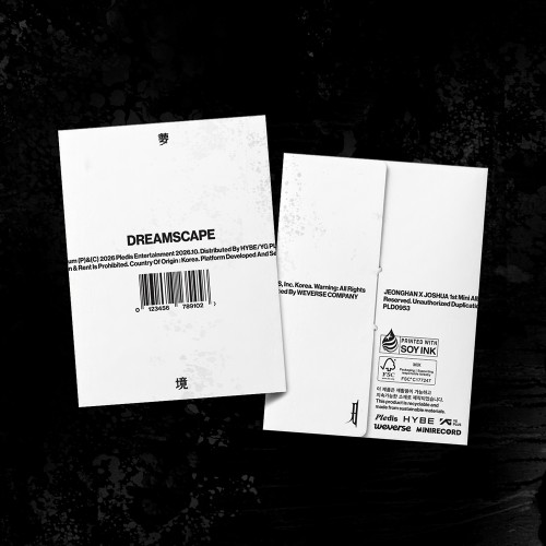 [애플특전] 정한X조슈아 (SEVENTEEN) - 1st Mini Album ‘DREAMSCAPE' Weverse Albums ver.