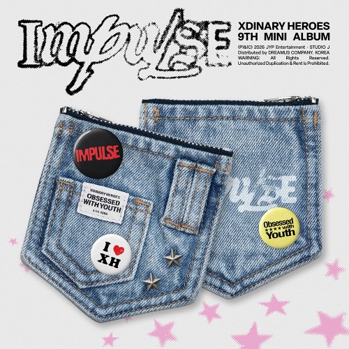 엑스디너리 히어로즈 (Xdinary-Heroes) - 미니 9집 IMPULSE (DENIM POUCH Ver.)
