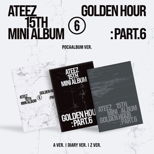 [세트/앨범3종] 에이티즈 (ATEEZ) - GOLDEN HOUR : Part.6 (POCAALBUM)