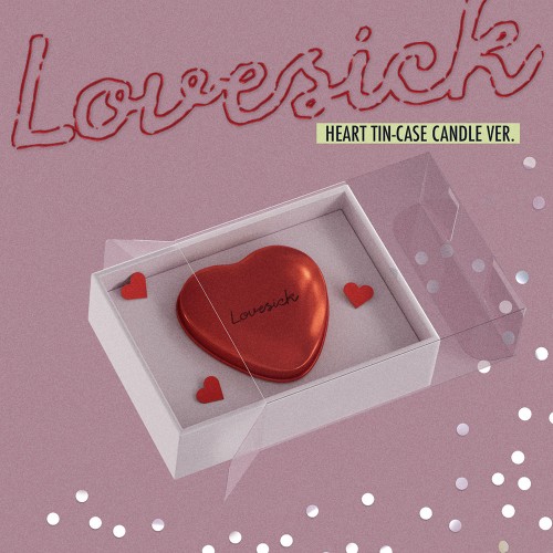 [애플특전] 채령 (CHAERYEONG) - 미니 1집 Lovesick (HEART TIN-CASE CANDLE Ver.)
