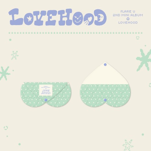 FLARE U (플레어 유) - 미니 2집 [LOVEHOOD] OFFICIAL MD / 하트 파우치 (HEART POUCH)
