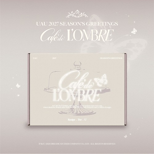 [애플특전] 유아유 (UAU) - 2027 SEASON’S GREETINGS Cafe De L'Ombre_Recipe . For . U