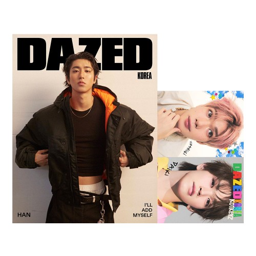 데이즈드 앤 컨퓨즈드 코리아 26년 윈터에디션 표지: A형 스트레이 키즈 한 + 별책 (코이키즈) 